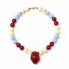Collar Bola Tricolor Corazón
